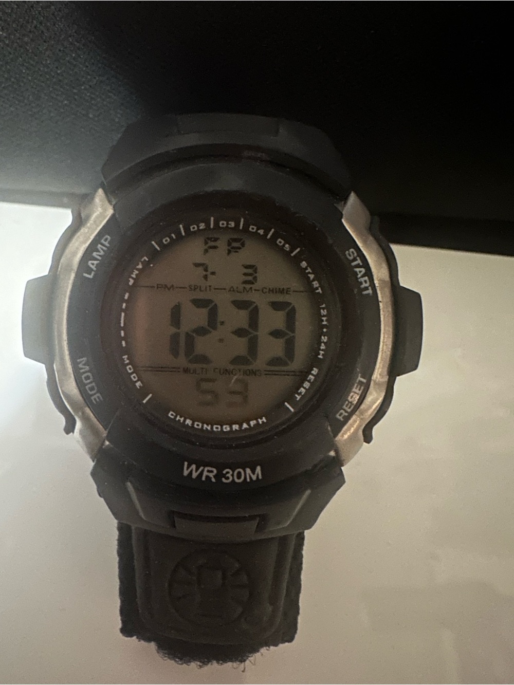 Coleman Black Digital Chronograph Watch